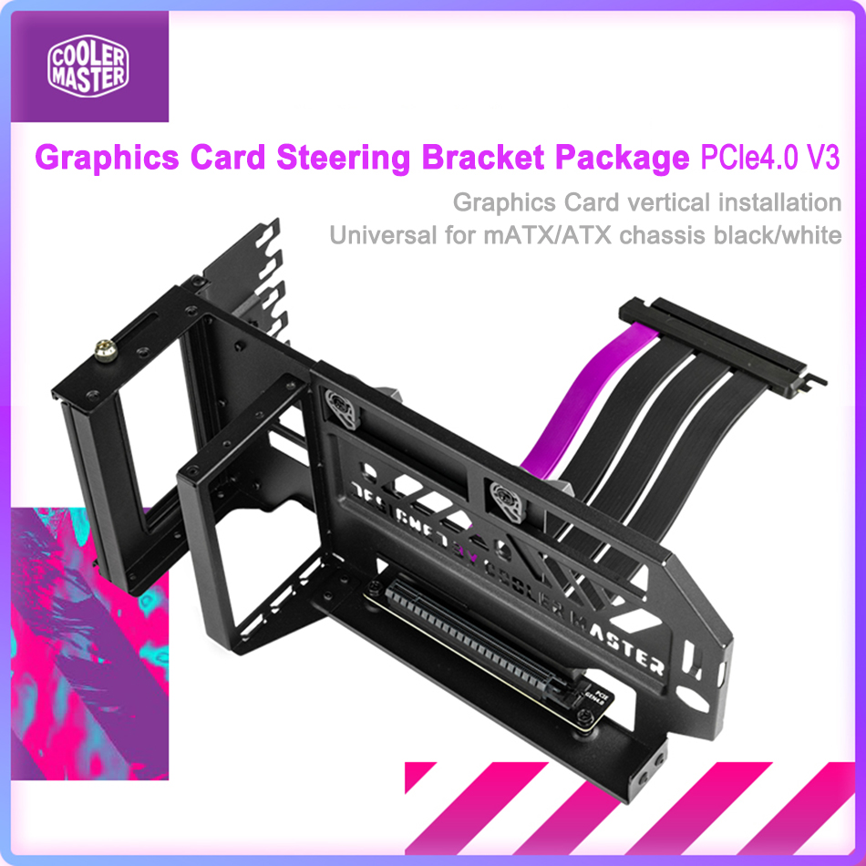 Pcie Extension Cable - Cooler Master Graphics Card Steering Bracket