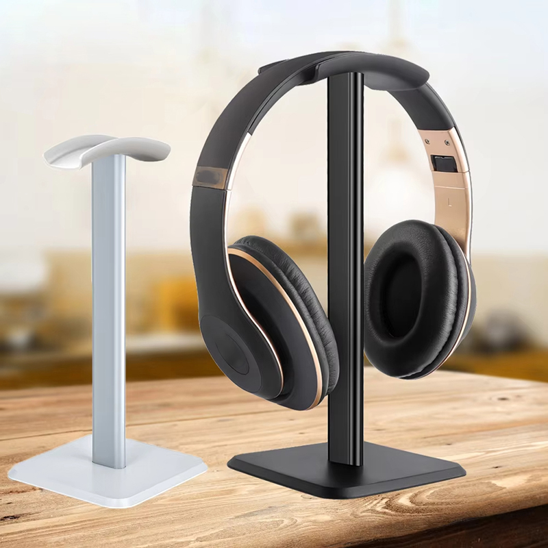Gaming Accessories Desk - Plastic Desktop Headphone Stand Portable Gaming