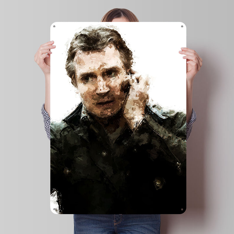 Gaming Accessories Retro - Liam Neeson Artwork Printing Poster Customized