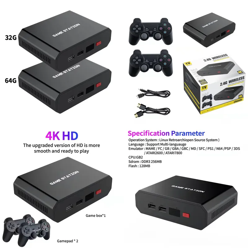Gaming Accessories - M8plus HD Video Game Console Box