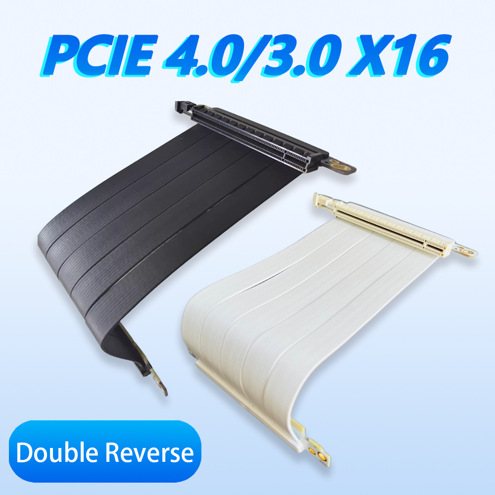 Pcie Extension Cable - PCIe 4.0 3.0 X16 Double Reverse