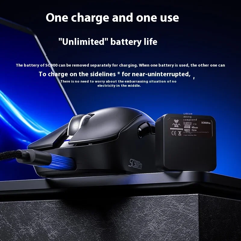 Gaming Accessories - AULA SC900 Mouse Mouse Paw3950 Tri