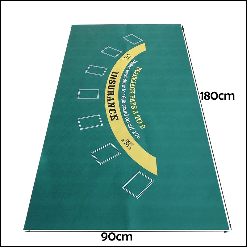 Gaming Accessories - 180x90cm Poker Tablecloth Non Woven Fabric