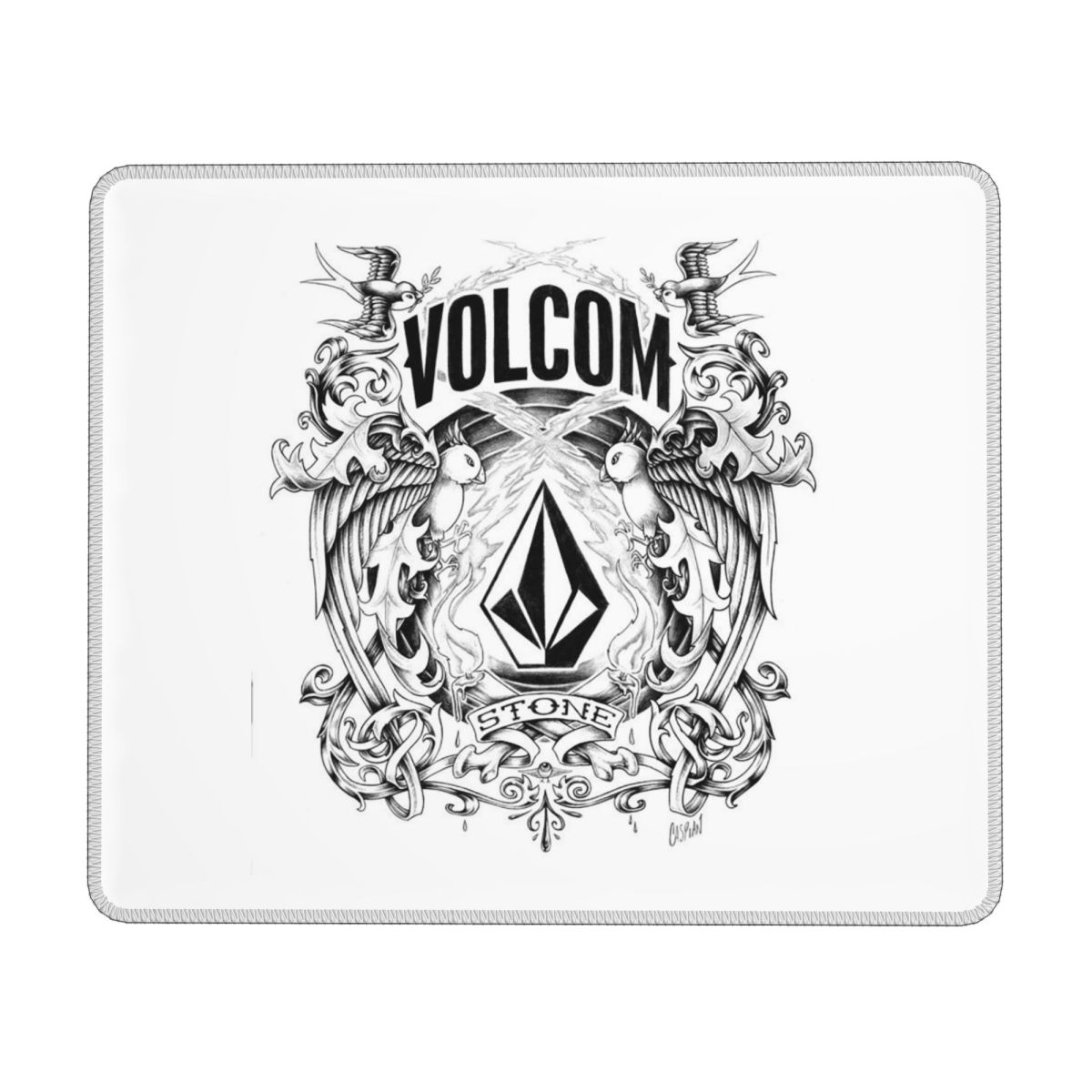 Gaming Accessories Logo - V-Volcom Logo Multi-size Mouse Pad Computer