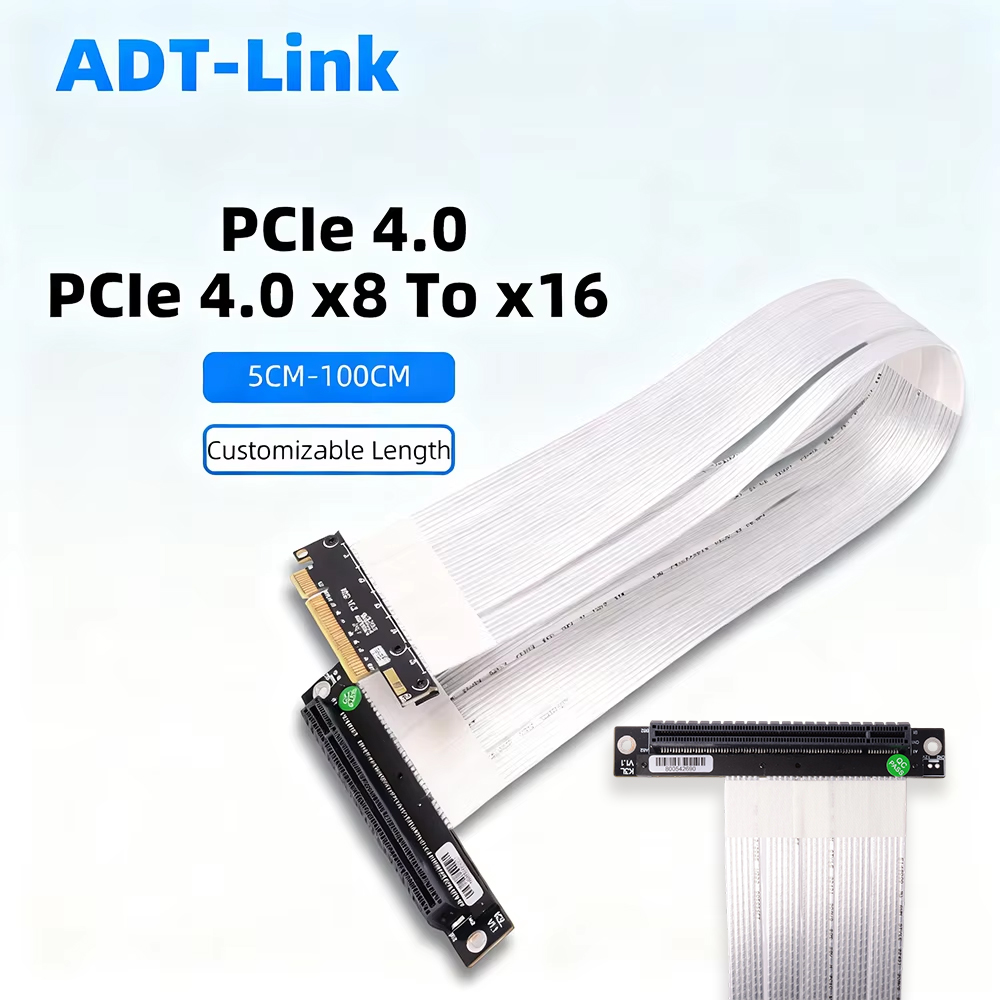 Pcie Extension Cable - ADT-Link PCIE 4.0 3.0 X8 To