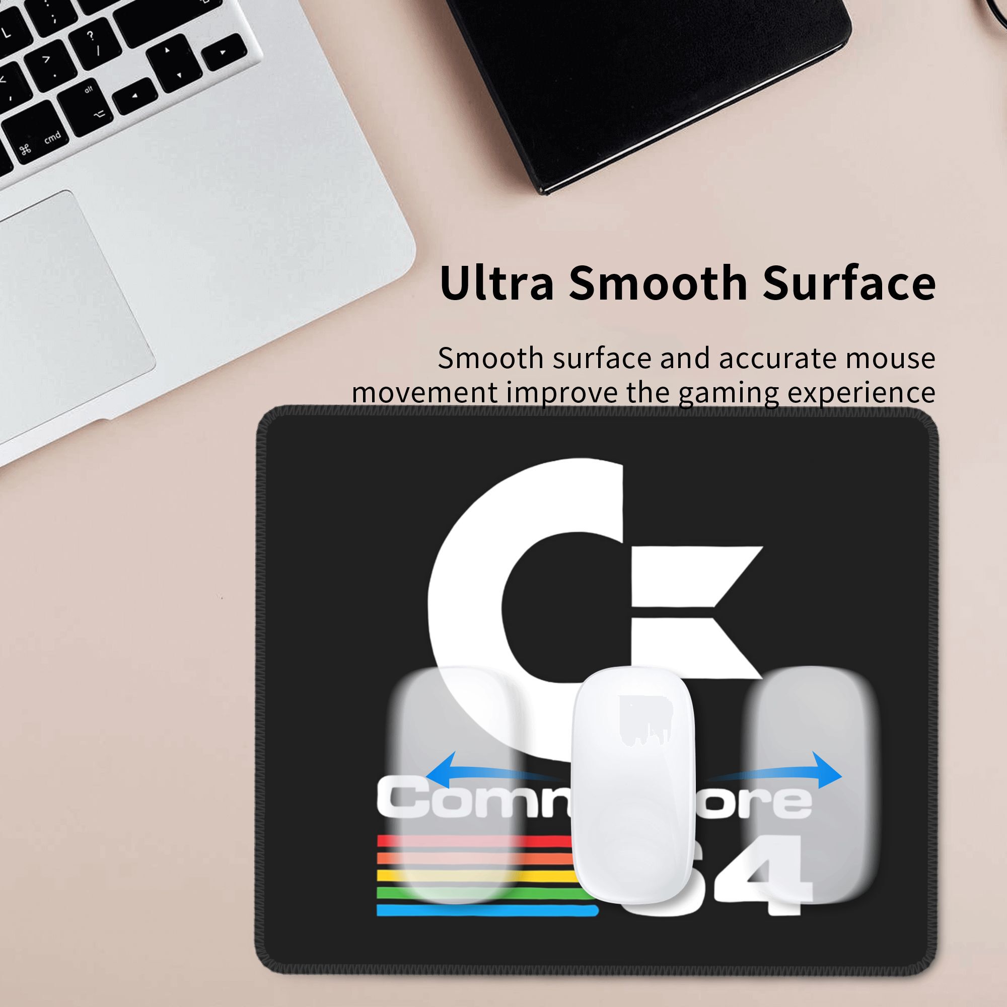 Commodore C64 Logo Mouse Pad C - Gaming Accessories Logo 评论和价格