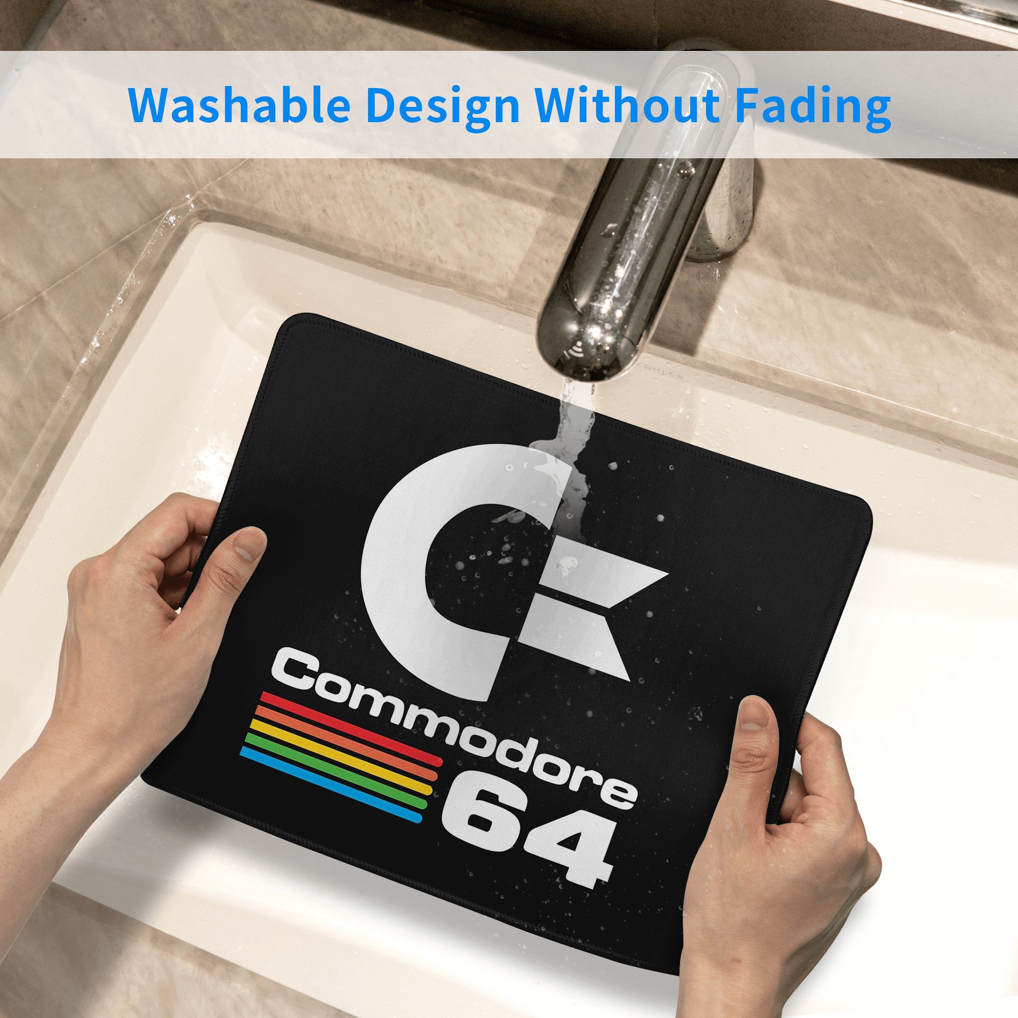 Commodore C64 Logo Mouse Pad C - Gaming Accessories Logo 评论和价格