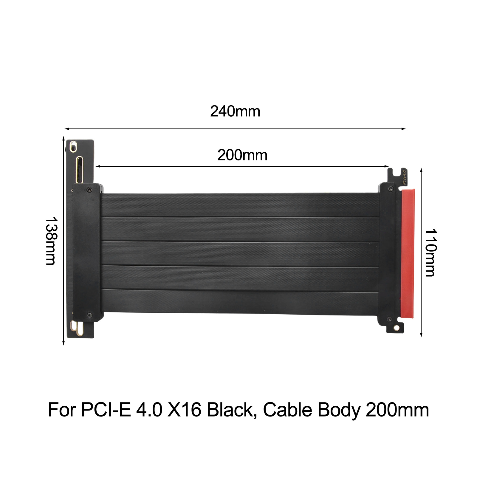 For PCIe 4.0 X16 Riser Cable 2 - Pcie Extension Cable 评论和价格