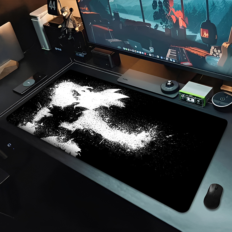 DBZ Black Anime Mouse Pad Drag - Gaming Accessories Desk 评论和价格
