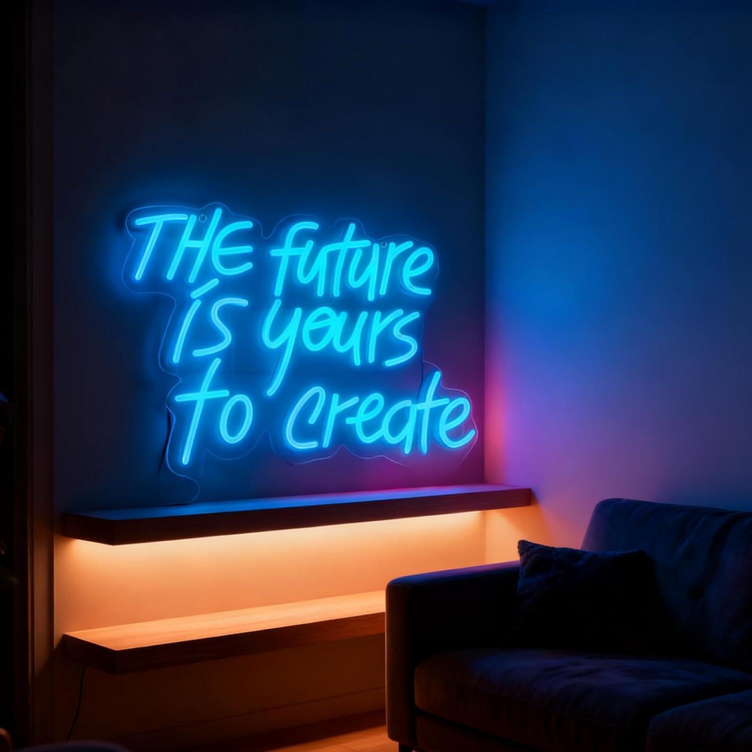 The Future is Yours Neon Sign  - Accessories For Your Gaming Room 评论和价格