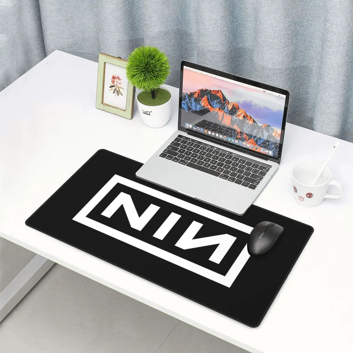 Large Mouse Pad NIN Logo Nine  - Gaming Accessories Logo 评论和价格