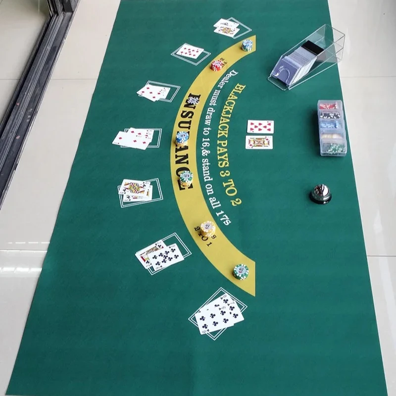 180x90cm Poker Chip Tablecloth - Gaming Accessories 评论和价格