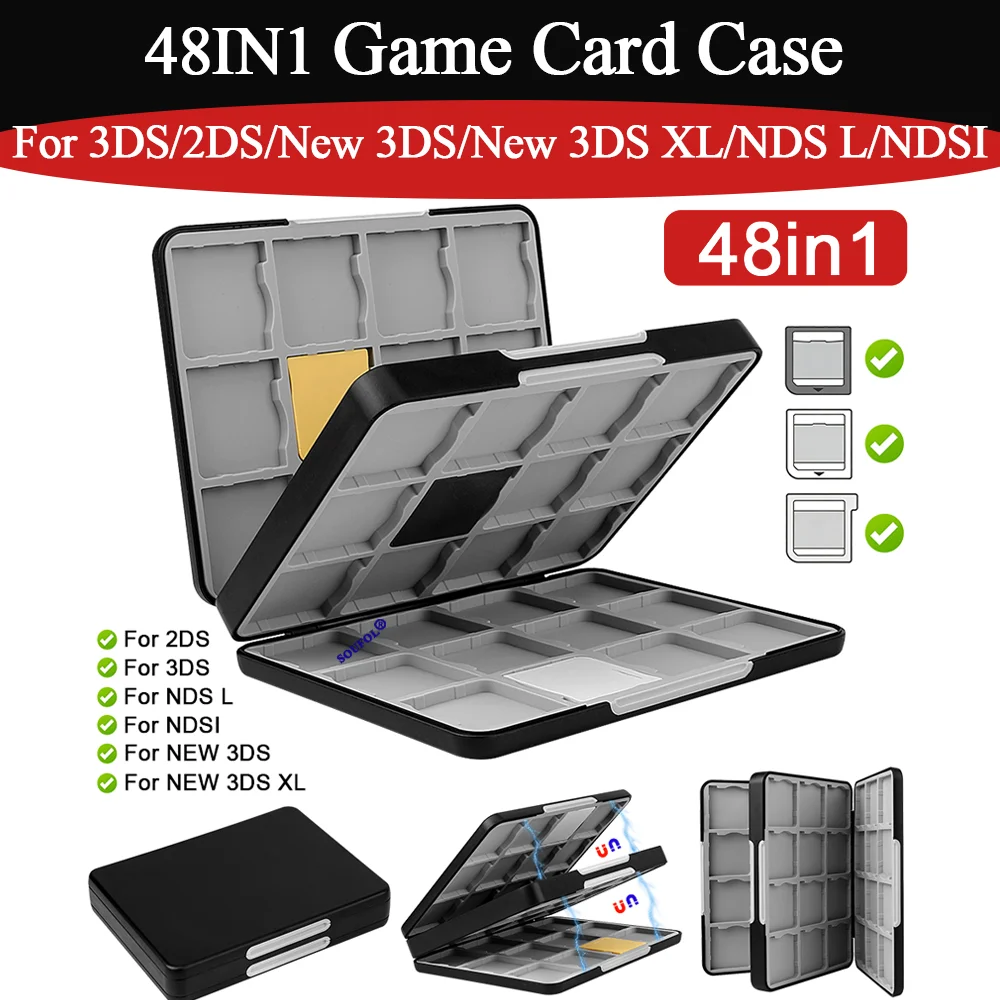 2026 New For 3DS 48IN1 Portabl - Gaming Accessories Box 评论和价格