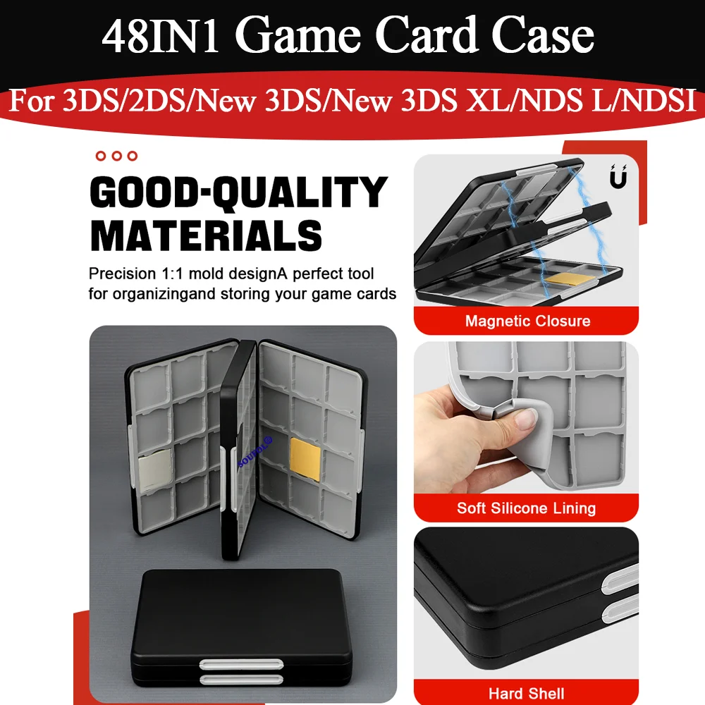 2026 New For 3DS 48IN1 Portabl - Gaming Accessories Box 评论和价格