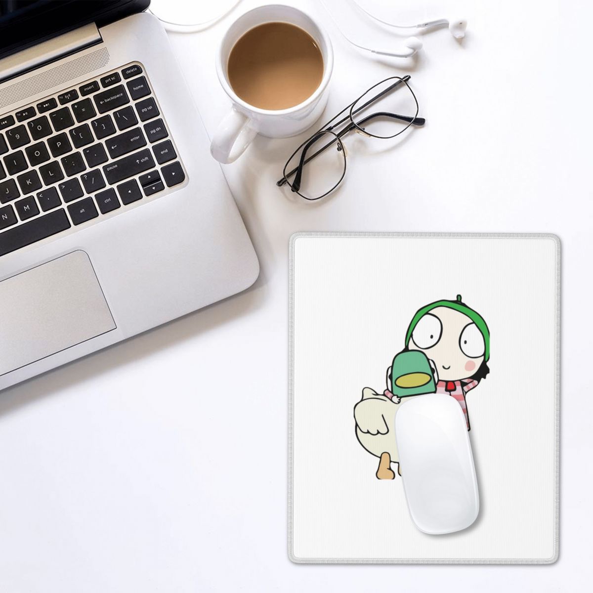Sarah And Duck Having Fun Mous - Gaming Accessories To Have 评论和价格