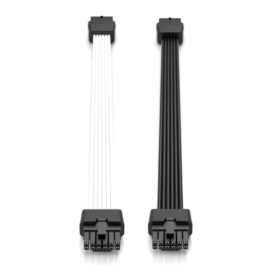 Black White 600W 12VHPWR Male  - Pcie Extension Cable 评论和价格