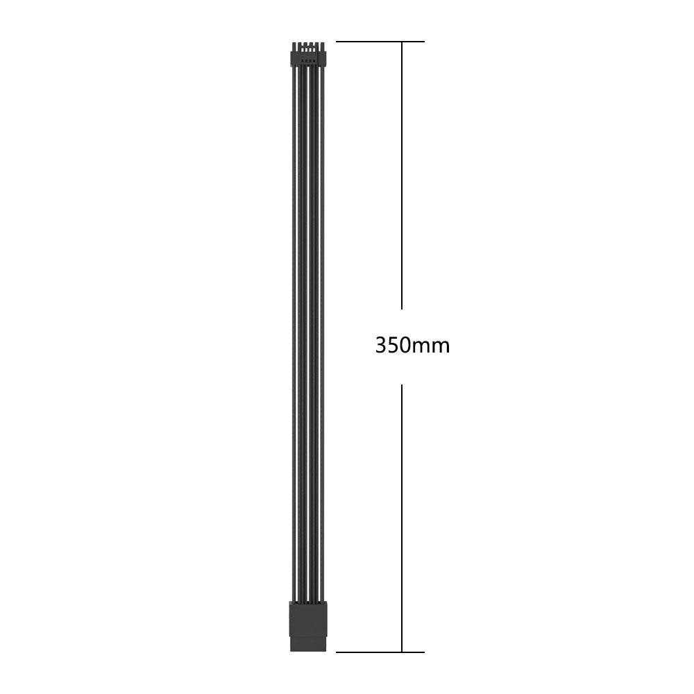 Black White 600W 12VHPWR Male  - Pcie Extension Cable 评论和价格