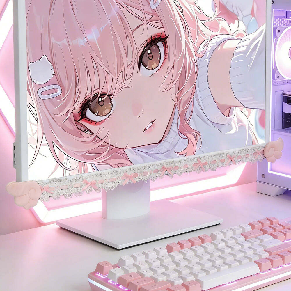 Bow Lace Cute Table Screen Dec - Accessories For Your Gaming Room 评论和价格