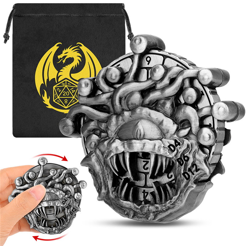 Retro Beholder Shape Metal Dic - Gaming Accessories Retro 评论和价格