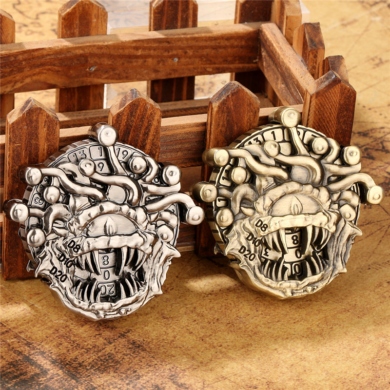 Retro Beholder Shape Metal Dic - Gaming Accessories Retro 评论和价格