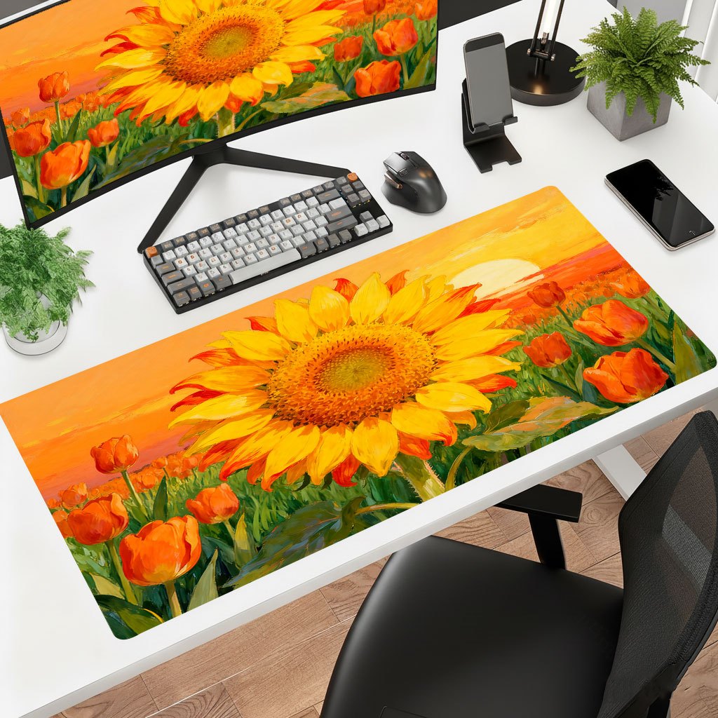 Brand Yellow Sunflower Mouse P - Gaming Accessories Brands 评论和价格