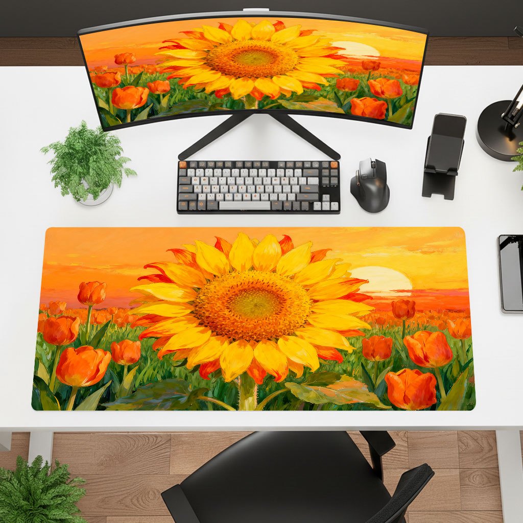 Brand Yellow Sunflower Mouse P - Gaming Accessories Brands 评论和价格