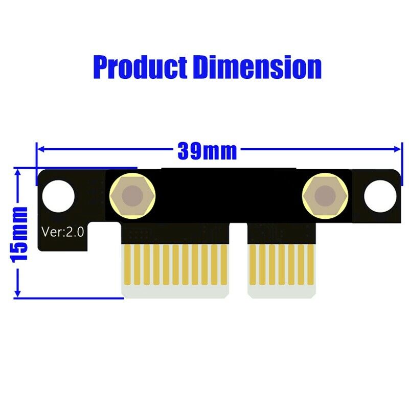 90 Degree Pci-E Pci Express 1X - Pcie Extension Cable 评论和价格