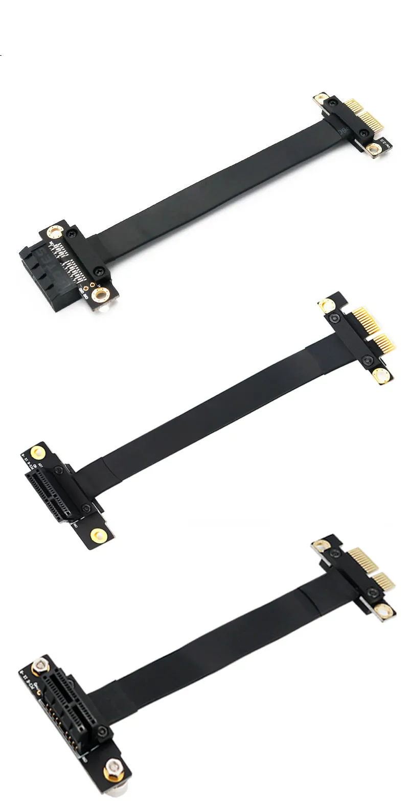 90 Degree Pci-E Pci Express 1X - Pcie Extension Cable 评论和价格