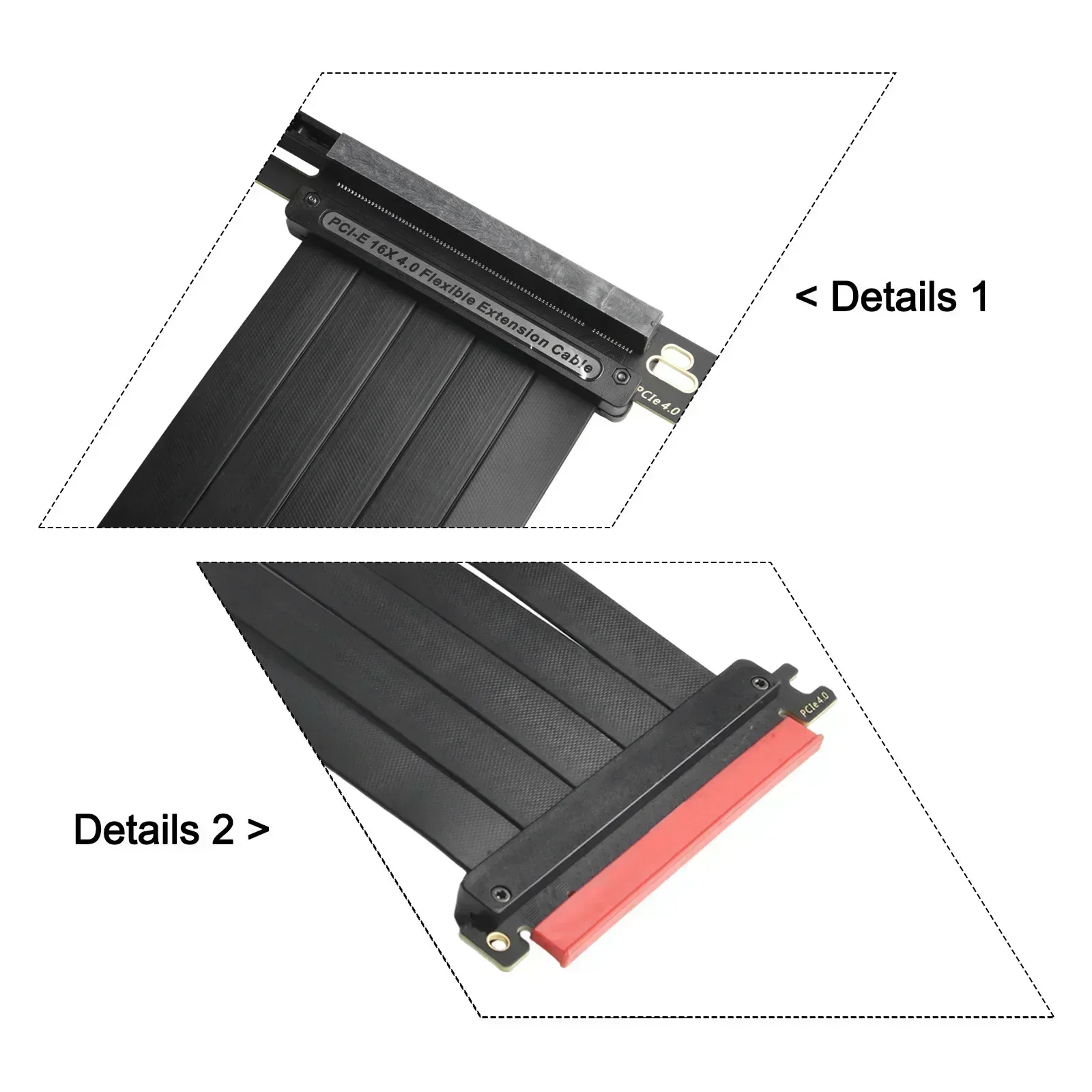 TEUCER PCI-E 4.0 X16 Riser Cab - Pcie Extension Cable 评论和价格