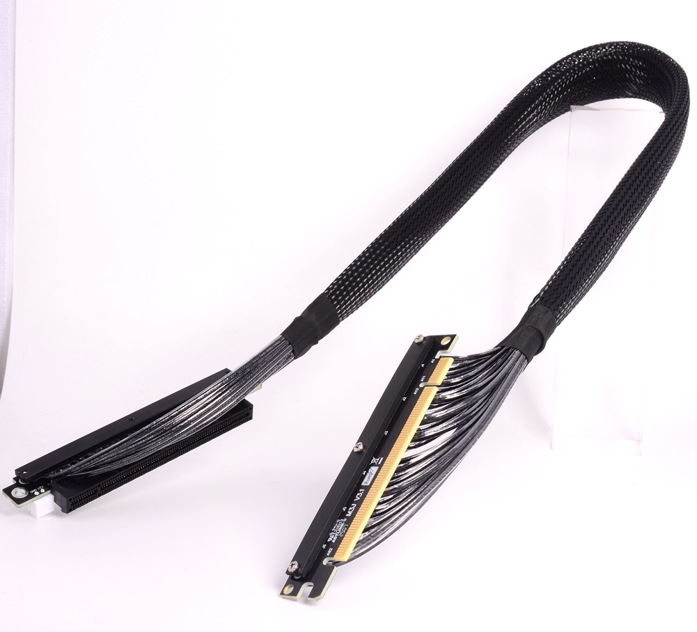 ADT New Dual Reverse Riser Cab - Pcie Extension Cable 评论和价格