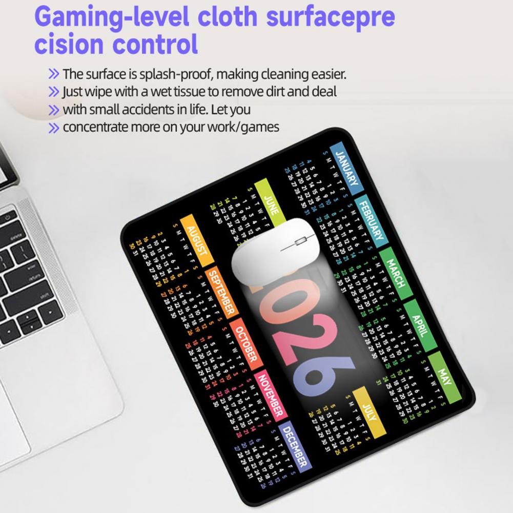 2026 Calendar Mouse Pad Waterp - Gaming Accessories Desk 评论和价格