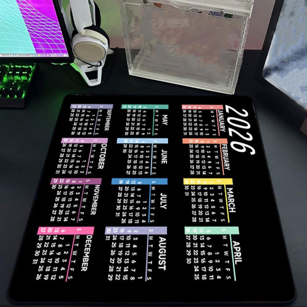 2026 Calendar Mouse Pad Waterp - Gaming Accessories Desk 评论和价格