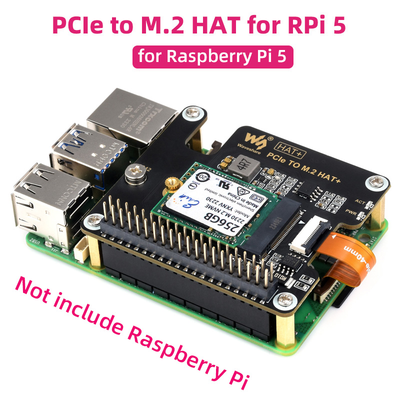 Raspberry Pi 5 PCIe to M.2 HAT - Pcie Extension Cable 评论和价格
