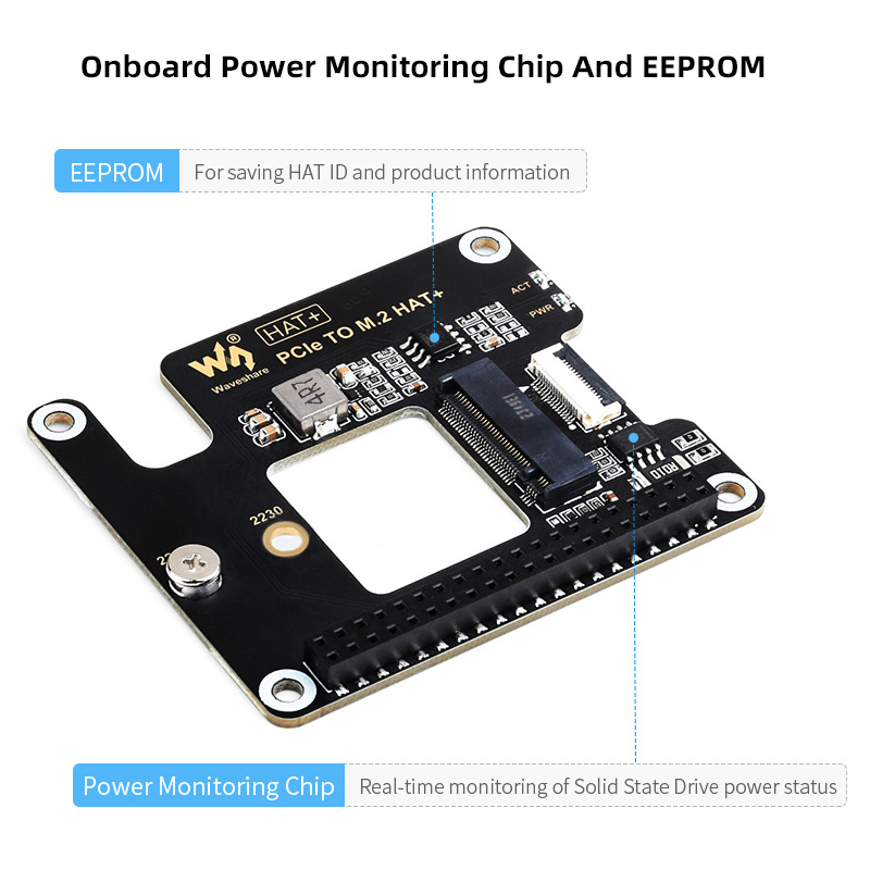 Raspberry Pi 5 PCIe to M.2 HAT - Pcie Extension Cable 评论和价格