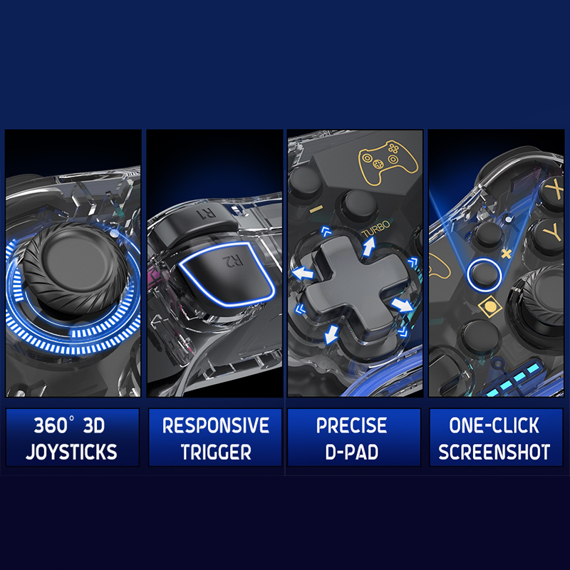 Wireless RGB Retro Gaming Cont - Gaming Accessories Retro 评论和价格