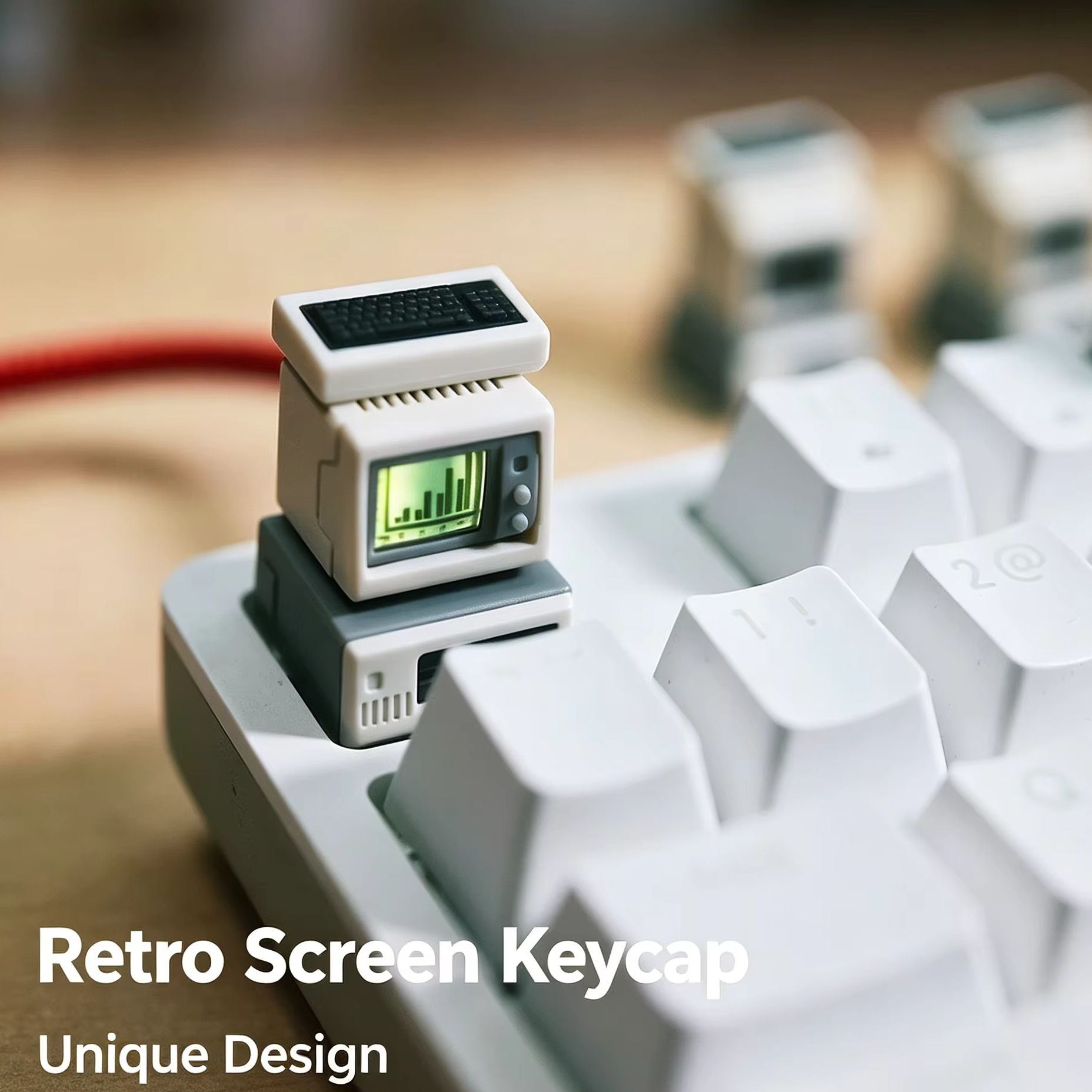 Retro Computer Keycap Backlit  - Gaming Accessories Retro 评论和价格