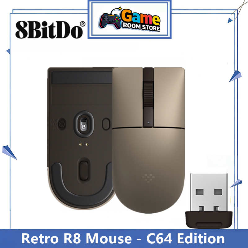 8BitDo Retro R8 Mouse - C64 Ed - Gaming Accessories Retro 评论和价格