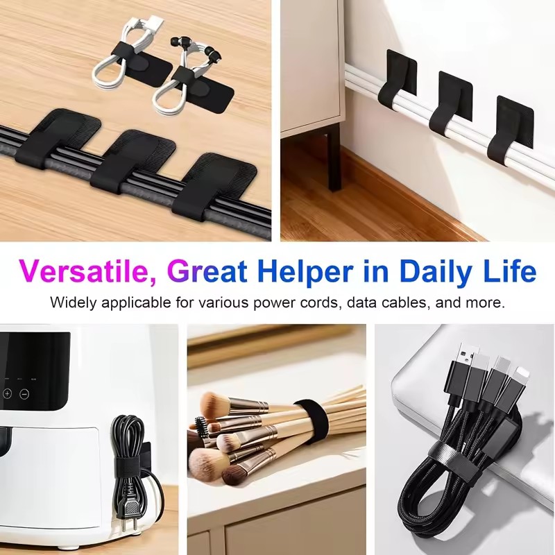 Adhesive Under Desk Cable Ties - Gaming Accessories For Desk 评论和价格