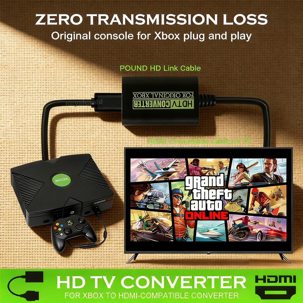 Original Xbox HDMI Cable Adapt - Best Gaming Accessories Xbox 评论和价格