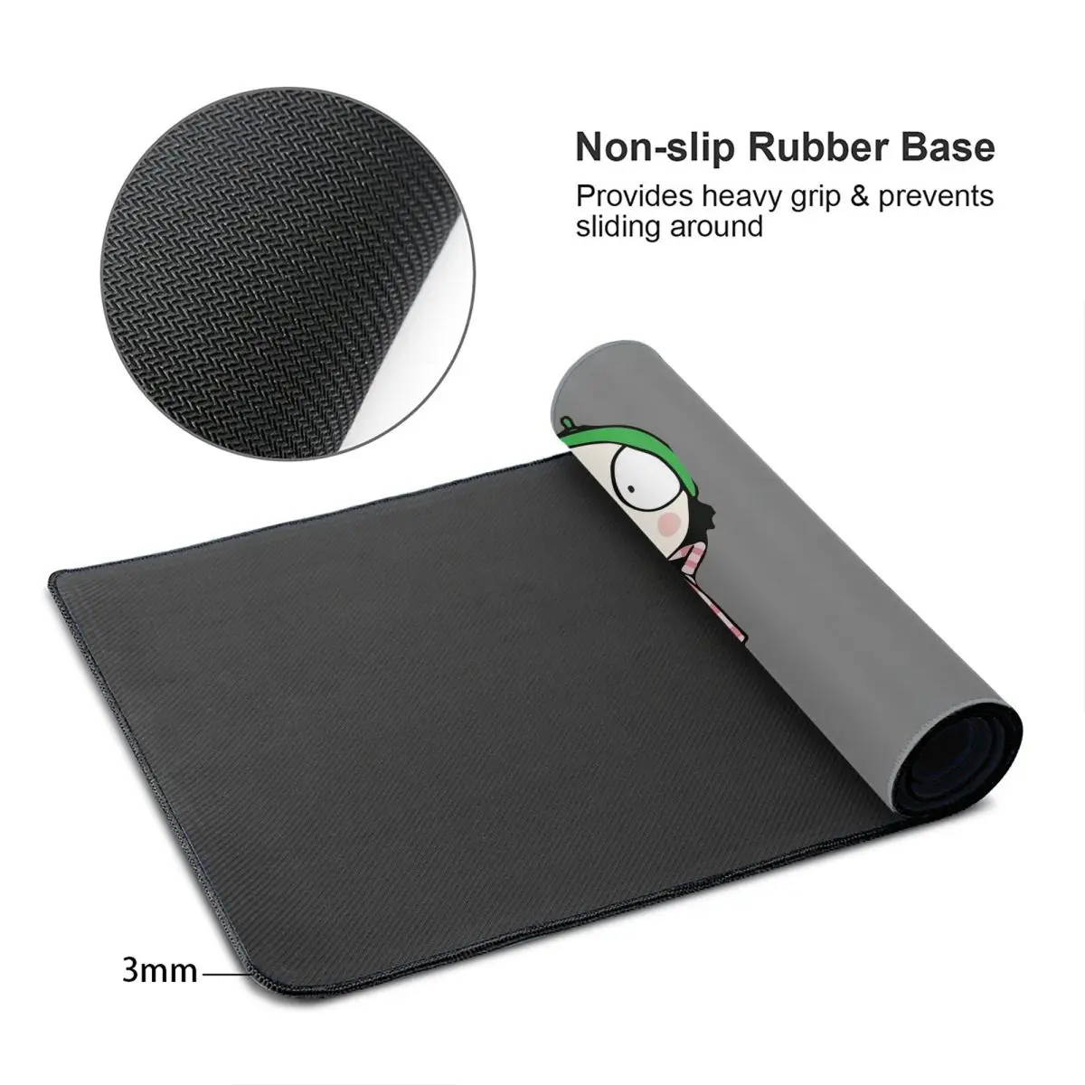 Large Mouse Pad Sarah And Duck - Gaming Accessories To Have 评论和价格