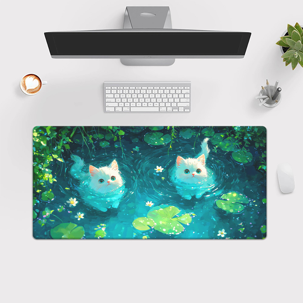 Brand Cute Cat Pond XXL Mousep - Gaming Accessories Brands 评论和价格