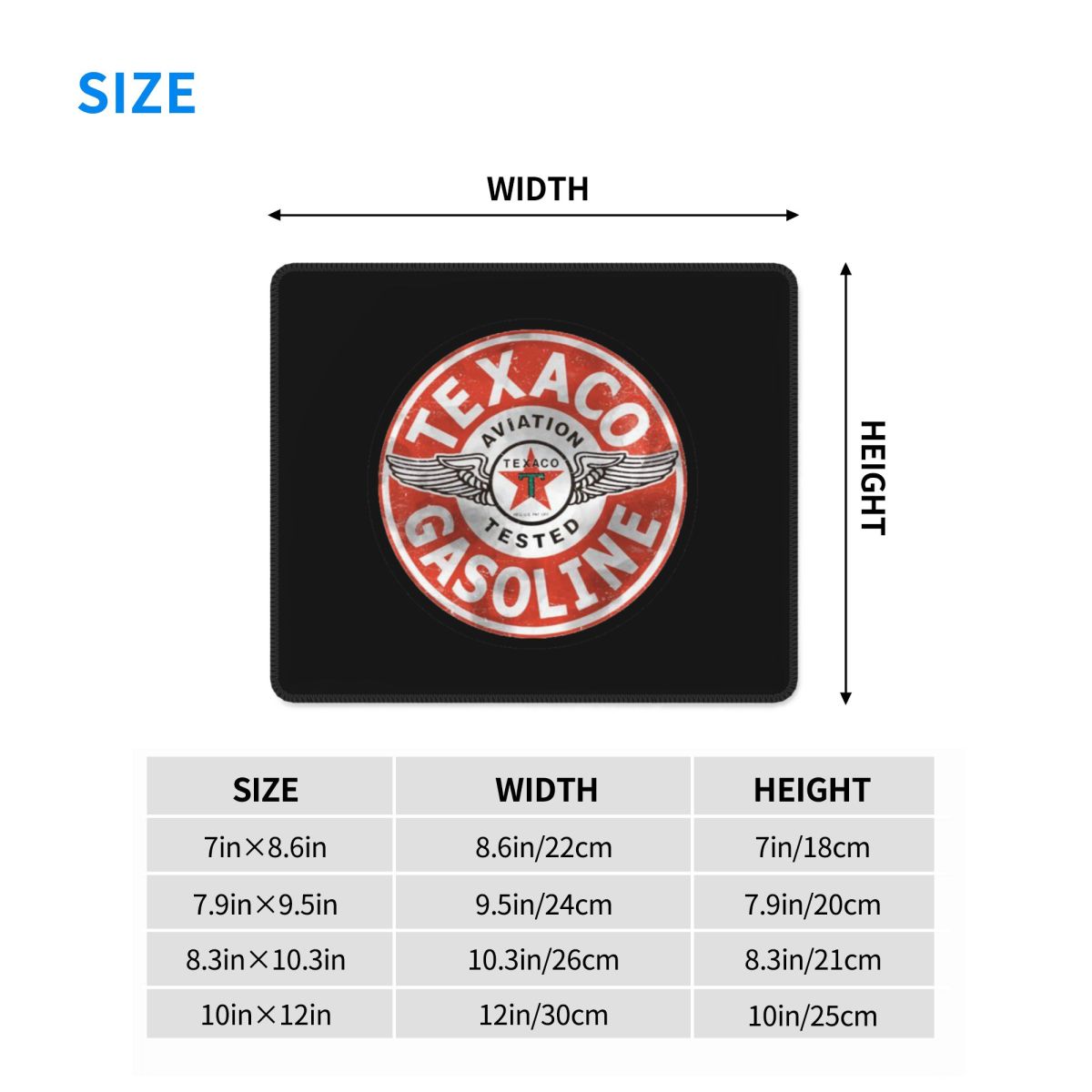 Vintage Texaco Logo Mouse Pad  - Gaming Accessories Logo 评论和价格